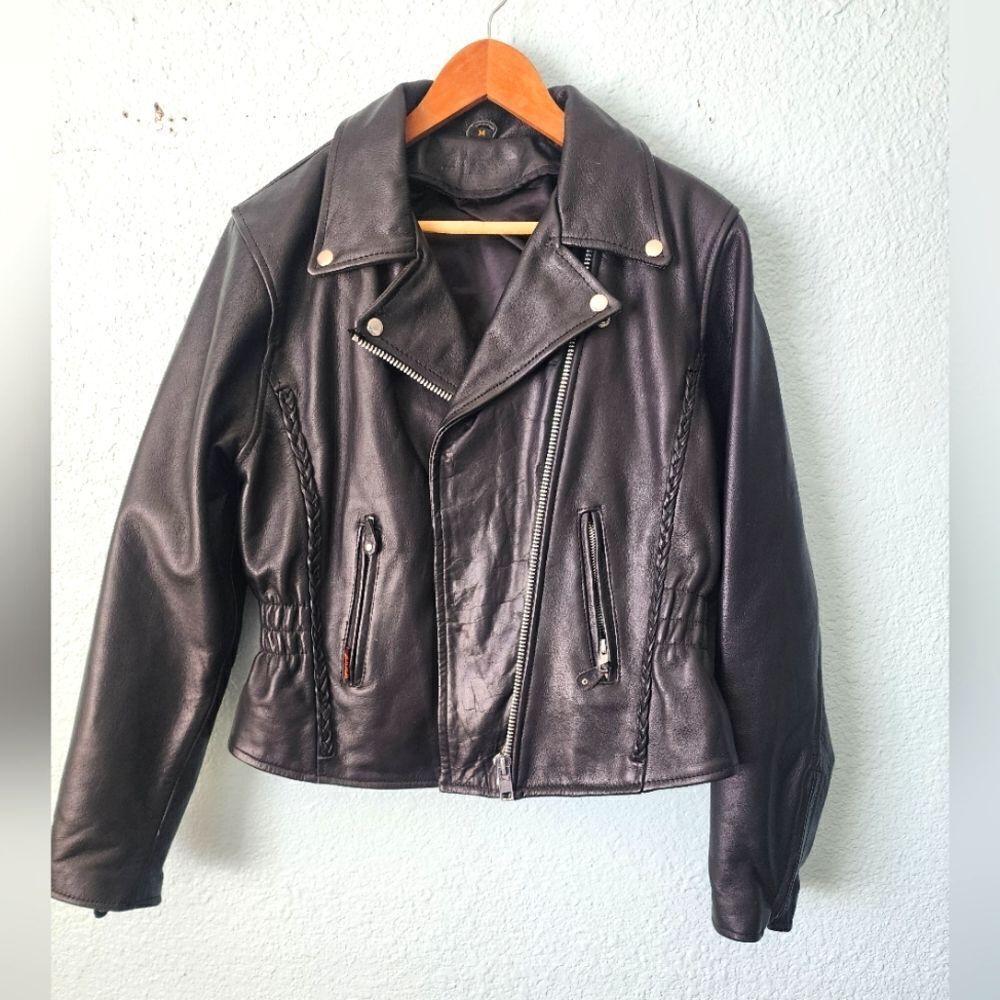 Leather Racer Women's Jacket Motorcycle